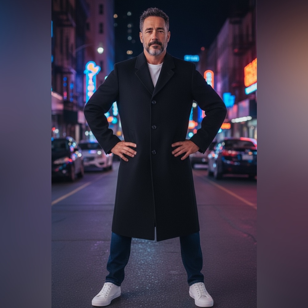 Cardinal of Canada Cashmere Overcoat 44 Long